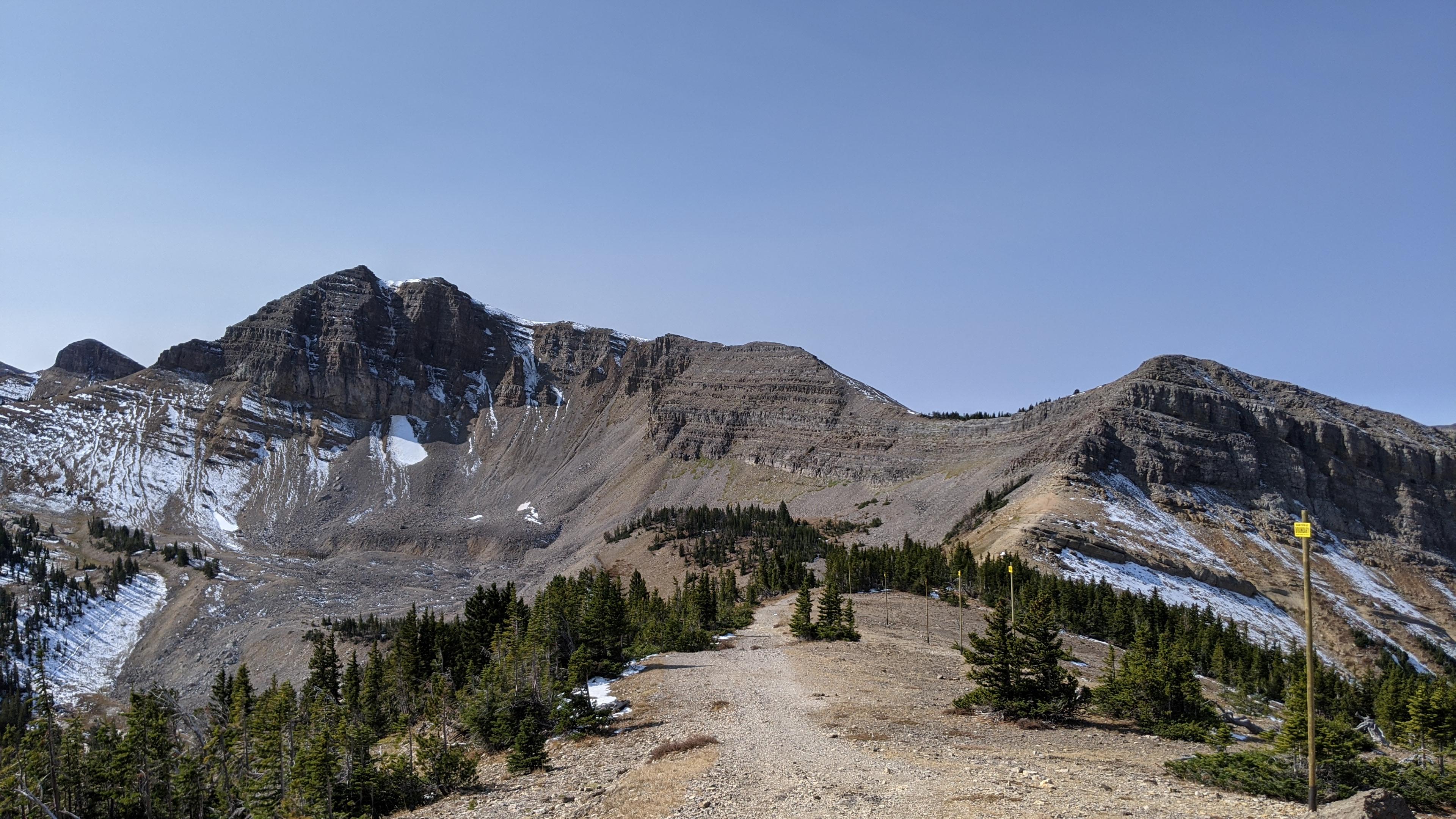 Approaching Cody Peak from the north